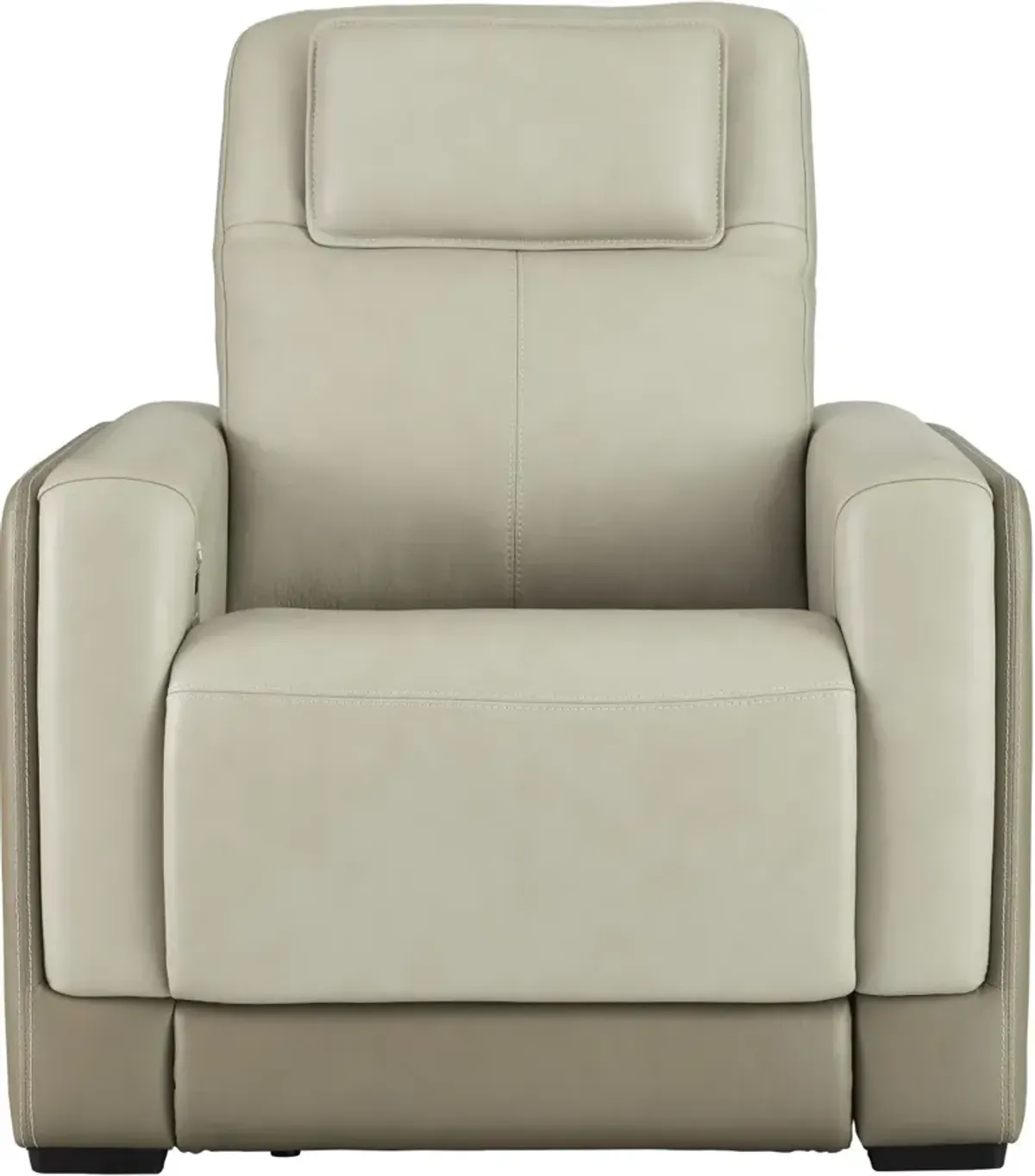 Signature Design by Ashley® Battleville Almond Power Recliner with Adjustable Headrest