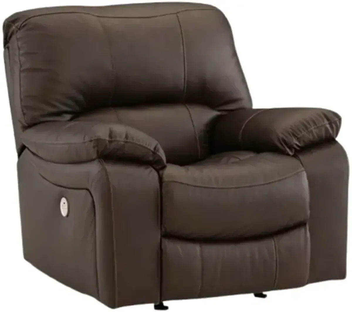 Signature Design by Ashley® Leesworth Dark Brown Power Rocker Recliner