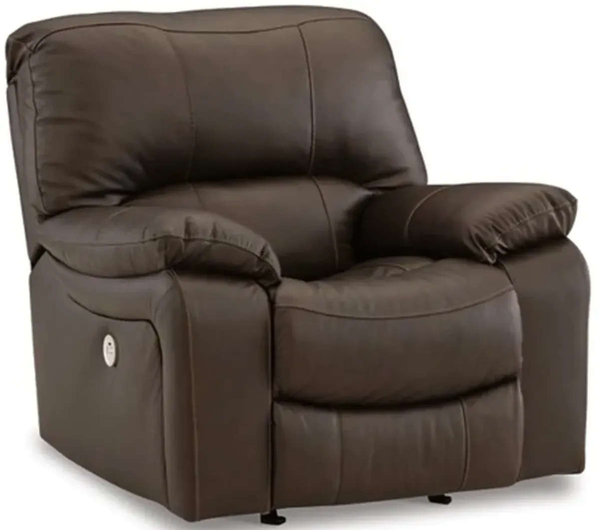 Signature Design by Ashley® Leesworth Dark Brown Power Recliner