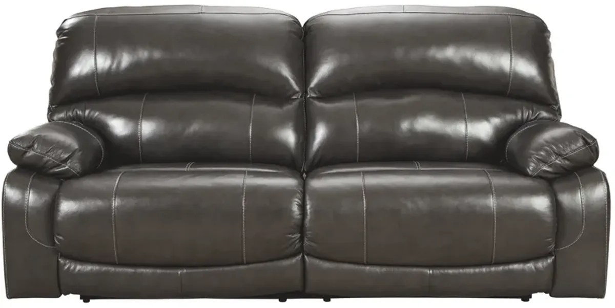 Signature Design by Ashley® Hallstrung Gray Reclining Power Sofa