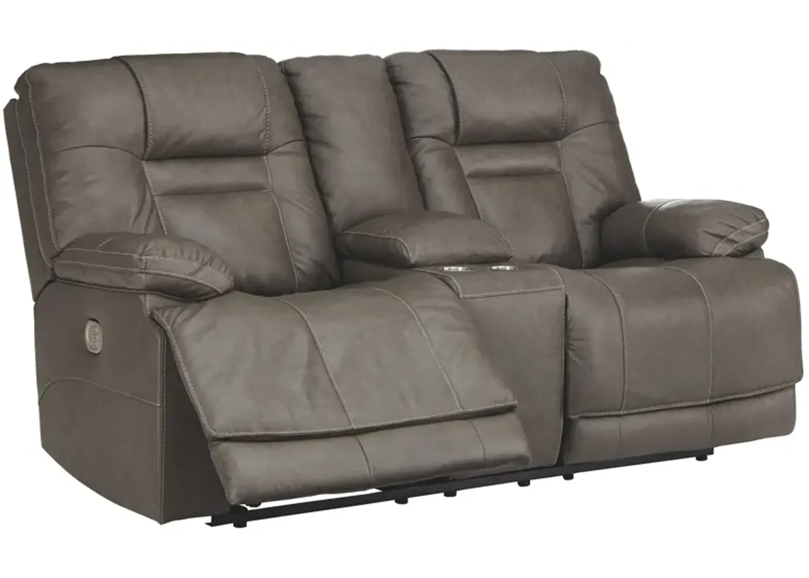 Signature Design by Ashley® Wurstrow Smoke Power Reclining Loveseat