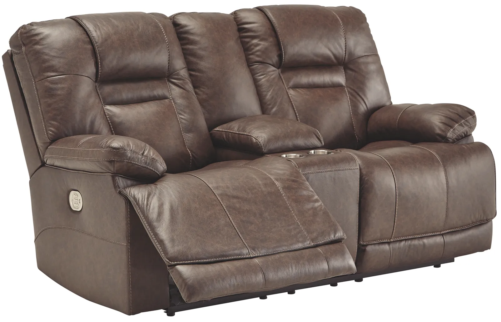 Signature Design by Ashley® Wurstrow Umber Power Reclining Loveseat