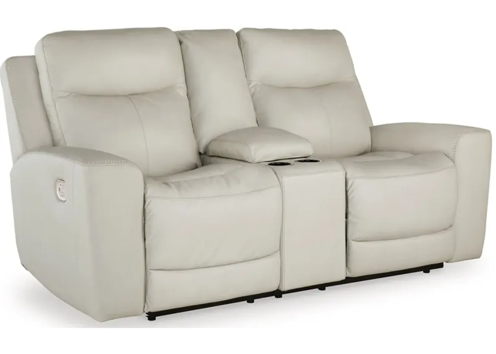 Signature Design by Ashley® Mindanao Coconut Power Reclining Loveseat with Console