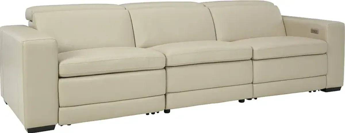 Signature Design by Ashley® Texline 4-Piece Sand Power Reclining Sofa