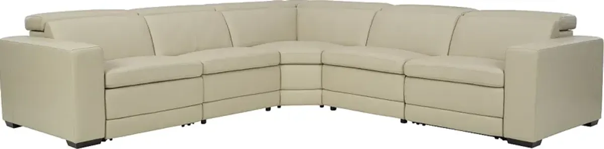 Signature Design by Ashley® Texline 6-Piece Sand Power Reclining Sectional