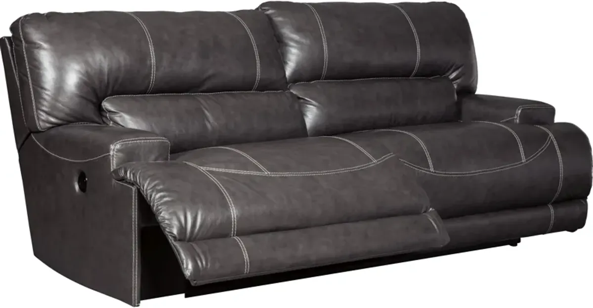 Signature Design by Ashley® McCaskill Gray Reclining Power Sofa