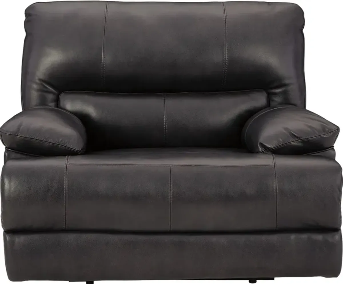 Signature Design by Ashley® Mountainous Eclipse Power Recliner with Adjustable Headrest
