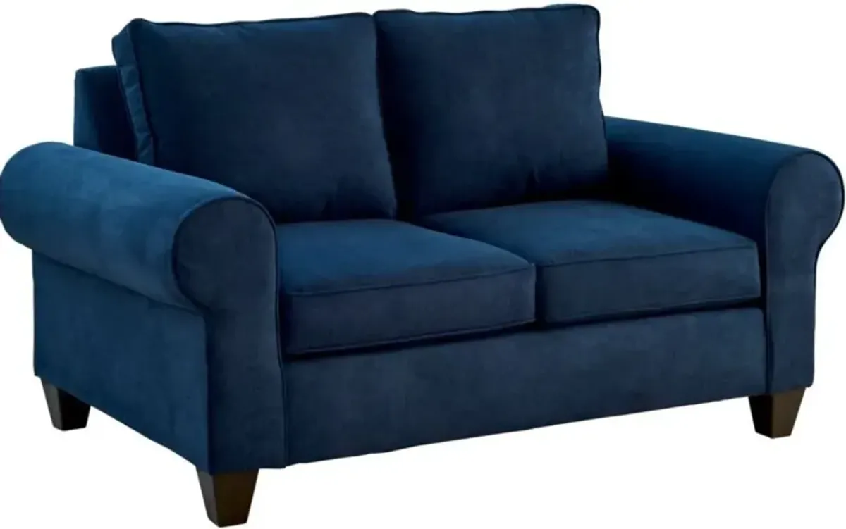 Style Line Jessie Navy Loveseat