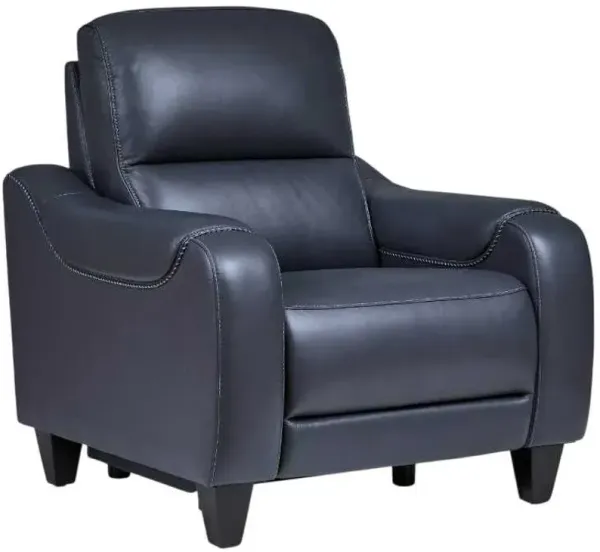 Signature Design by Ashley® Mercomatic Ocean Power Recliner with Adjustable Headrest