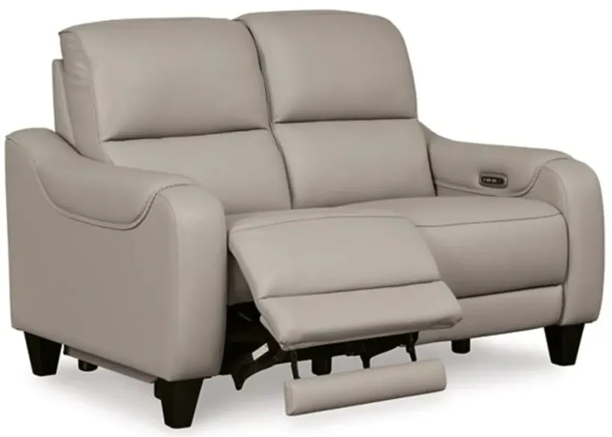 Signature Design by Ashley® Mercomatic Gray Power Reclining Loveseat