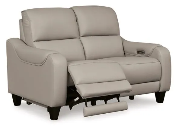 Signature Design by Ashley® Mercomatic Gray Power Reclining Loveseat