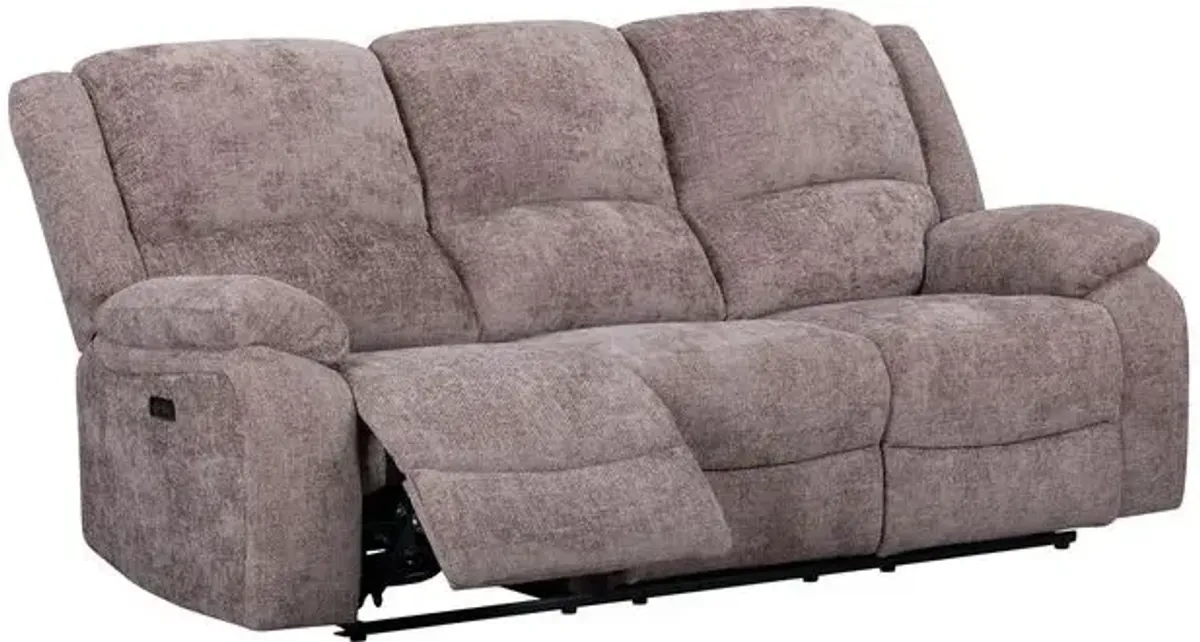 LIfestyle Gean Brown Power Reclining Sofa