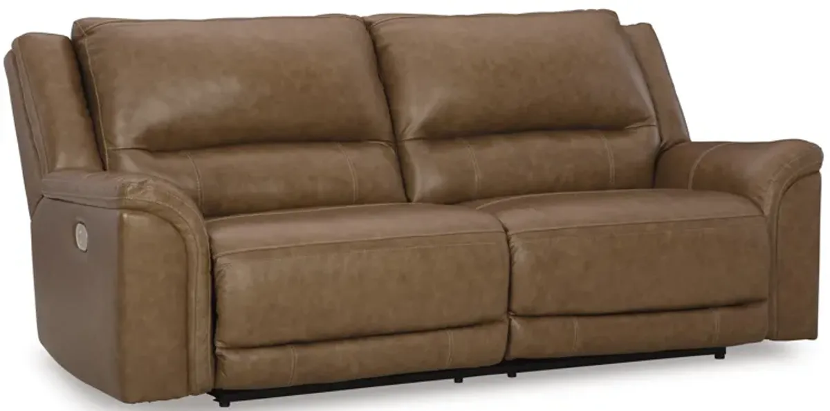 Signature Design by Ashley® Trasimeno Caramel Power Reclining Sofa