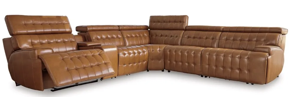 Signature Design By Ashley® Temmpton 6-Piece Chocolate Power Reclining ...