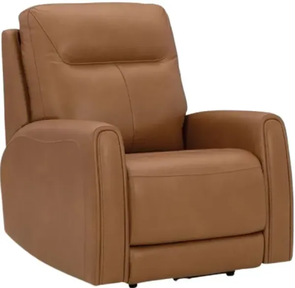 Signature Design by Ashley® Tryanny Butterscotch Power Recliner with Adjustable Headrest