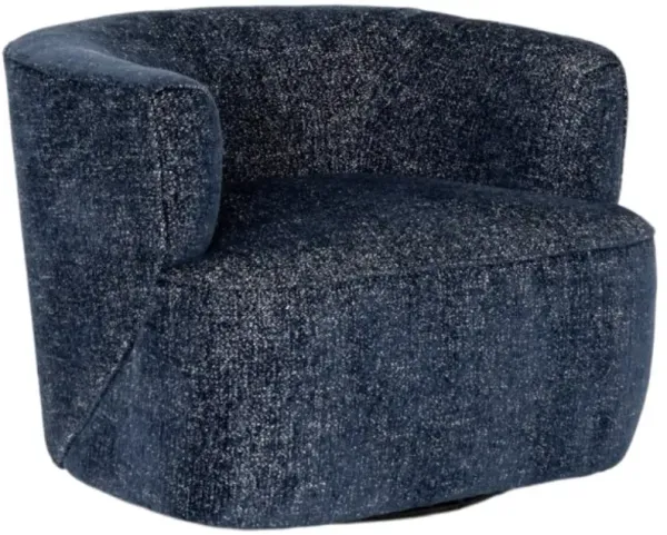 Four Hands Mila Comal Azure Swivel Chair