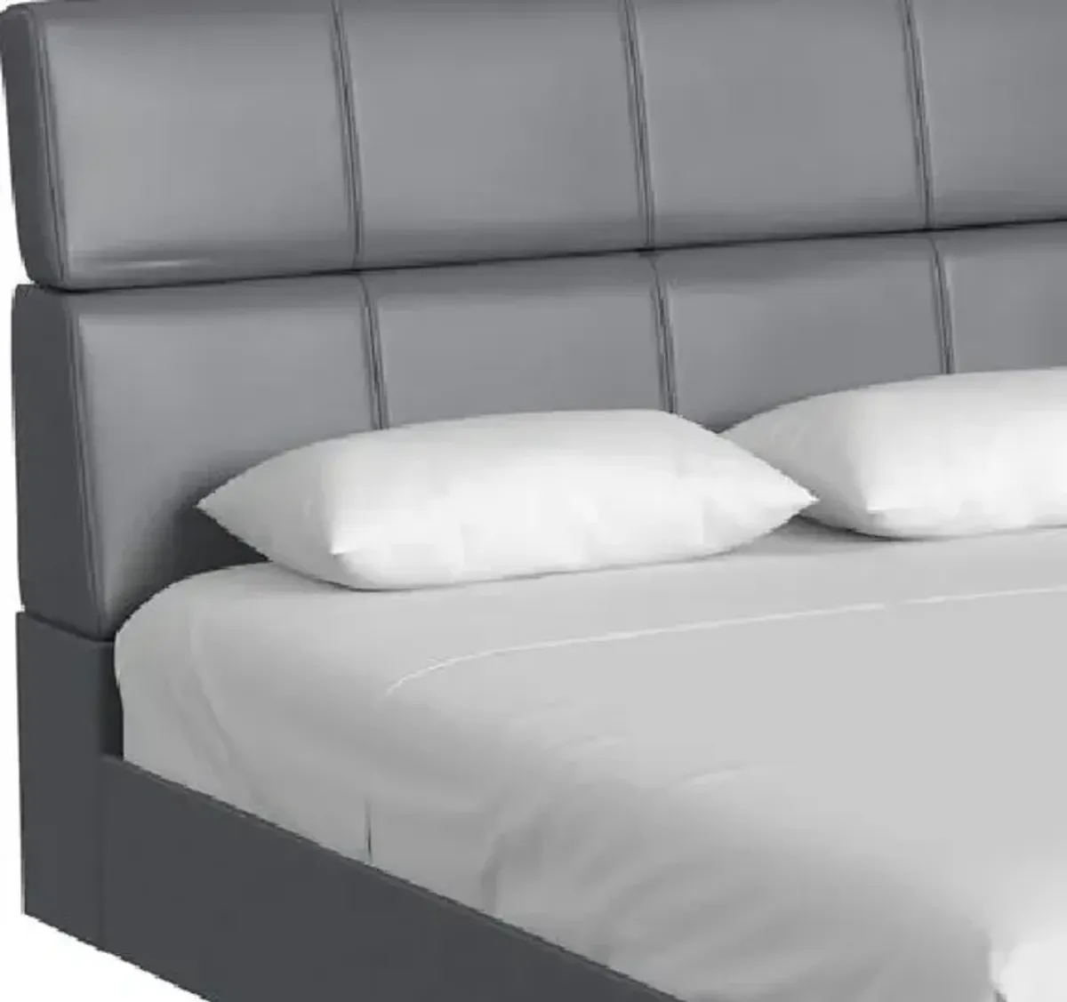 Elements International Valari Gray Youth Full Panel Bed