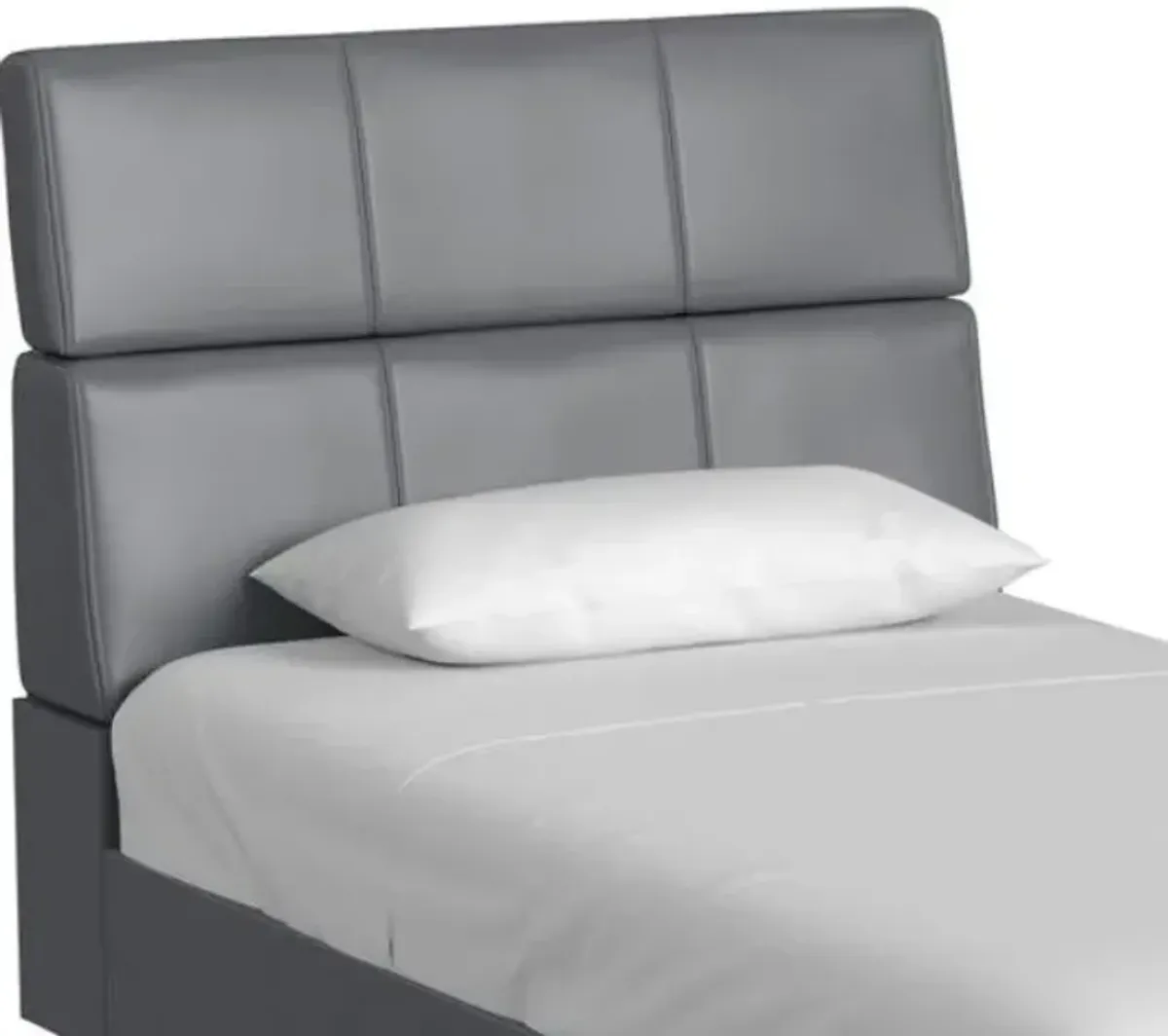 Elements International Valari Gray Youth Twin Panel Bed