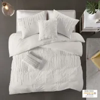 Olliix by Urban Habitat Ivory Twin/Twin XL Paloma Cotton Comforter Set