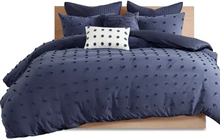 Olliix by Urban Habitat Indigo Blue Twin/Twin XL Brooklyn Cotton Jacquard Comforter Set
