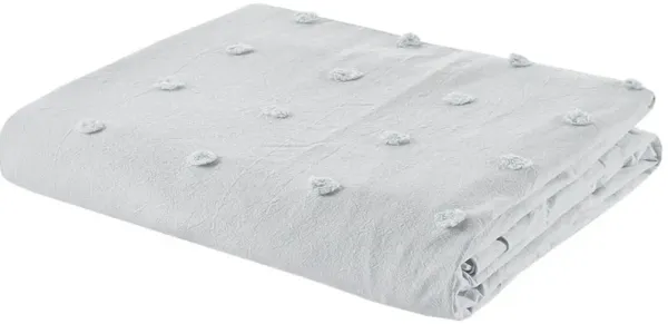 Olliix by Urban Habitat Grey King/California King Brooklyn Cotton Jacquard Duvet Cover Set