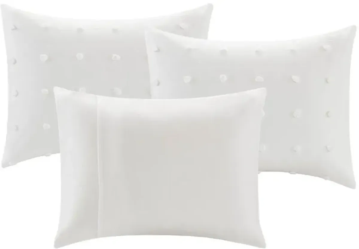 Olliix by Urban Habitat Brooklyn Ivory Cotton Jacquard Daybed Set