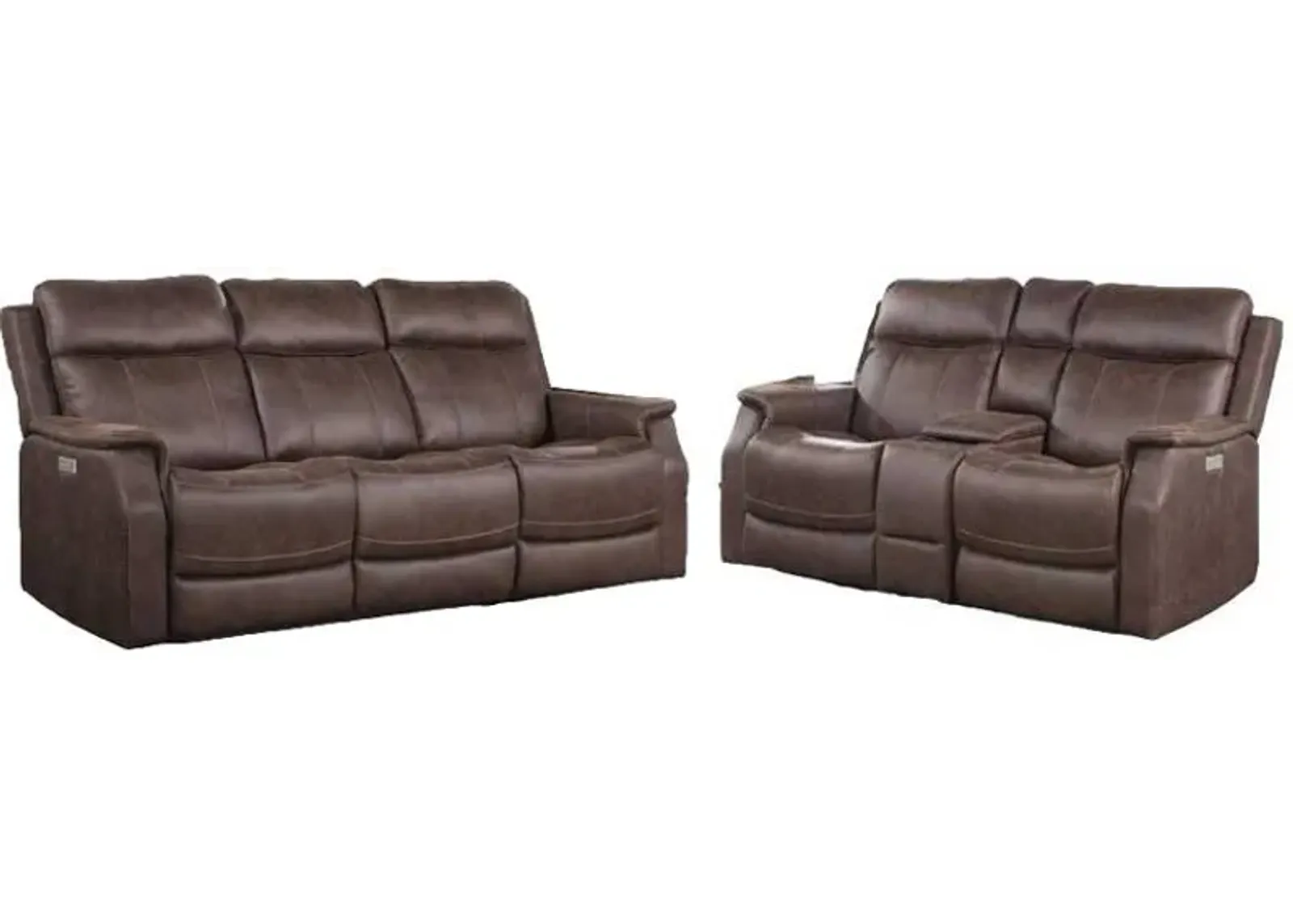 Steve Silver Co. Valencia 2-Piece Walnut Power Reclining Living Room Set