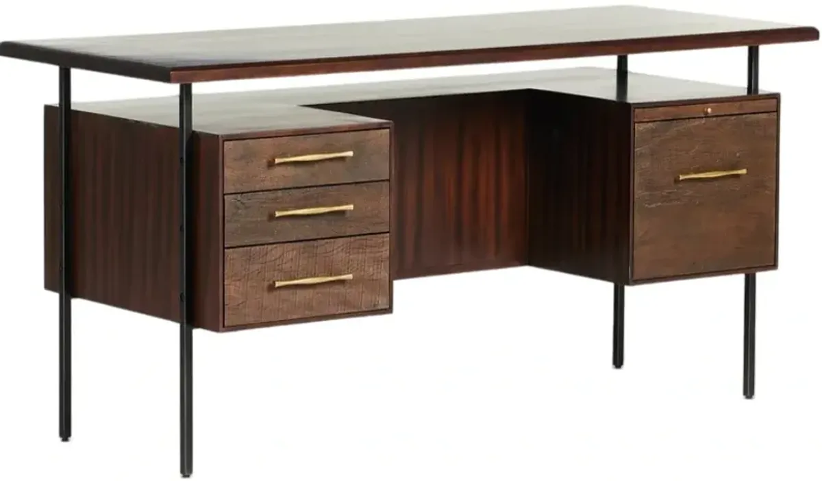 Four Hands Lauren Warm Brown Desk