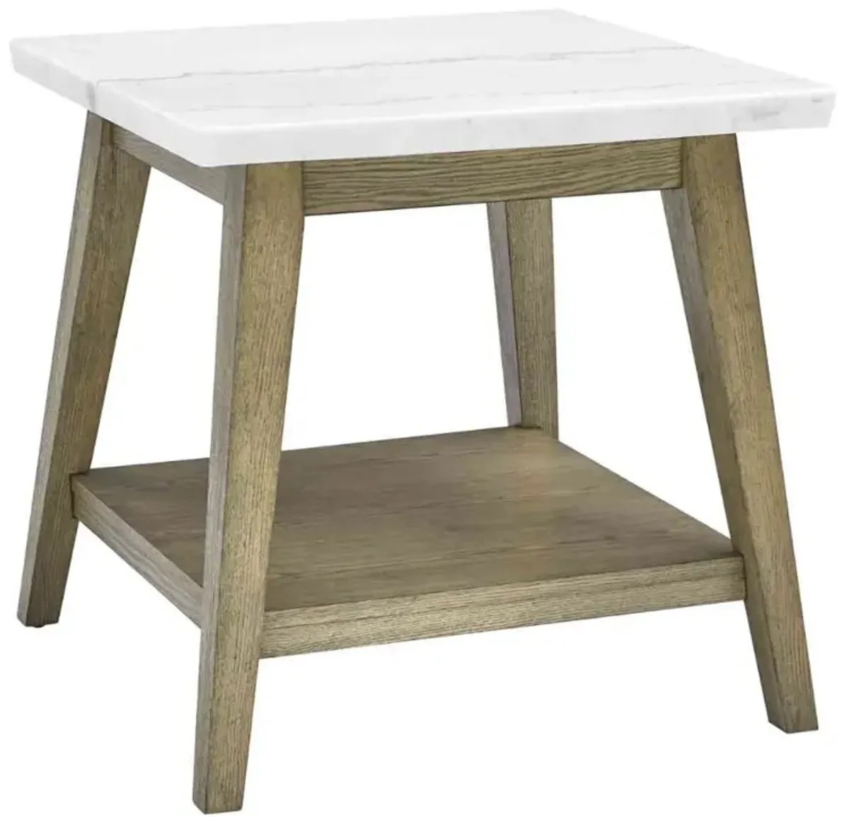 Steve Silver Co. Vida Dusty Blond/White End Table