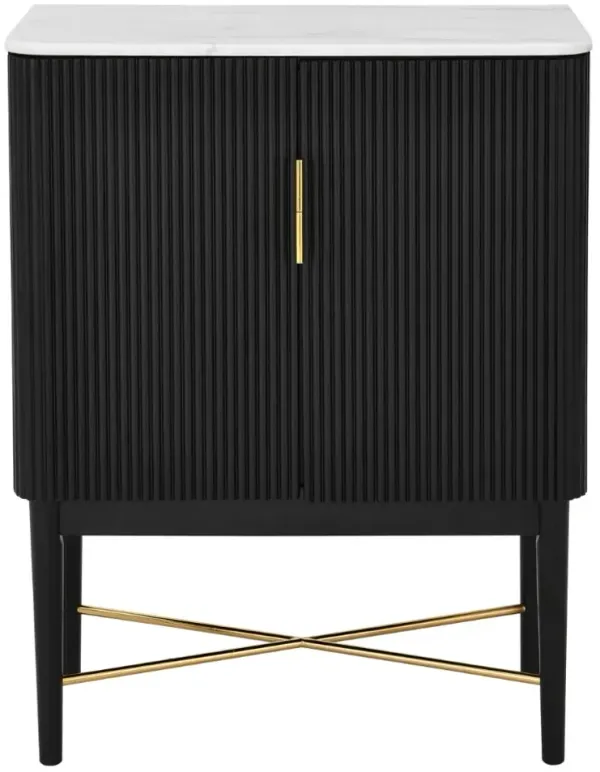 Steve Silver Co. Vida Black/White Wine Cabinet