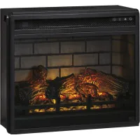 Signature Design by Ashley® Black Insert Infrared Fireplace