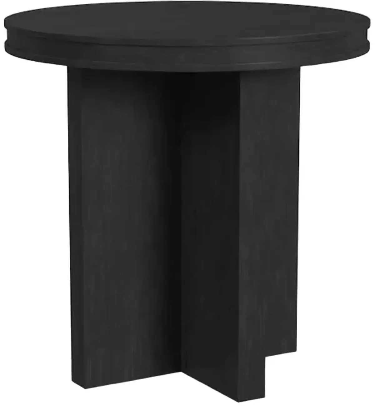 Flexsteel® Waterfall Black Round End Table