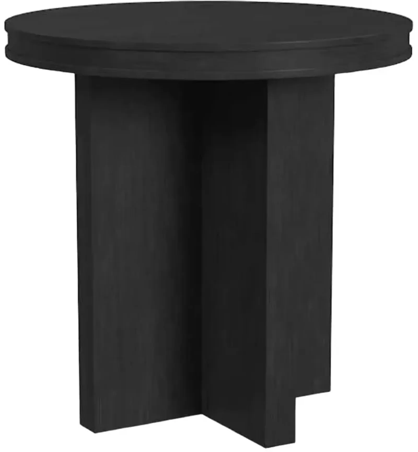 Flexsteel® Waterfall Black Round End Table