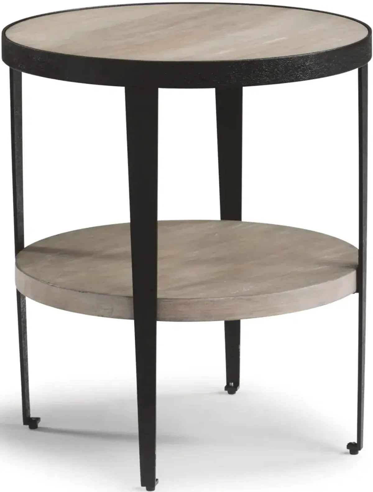 Flexsteel® Compass Gunmetal/Whitewash Chairside Table