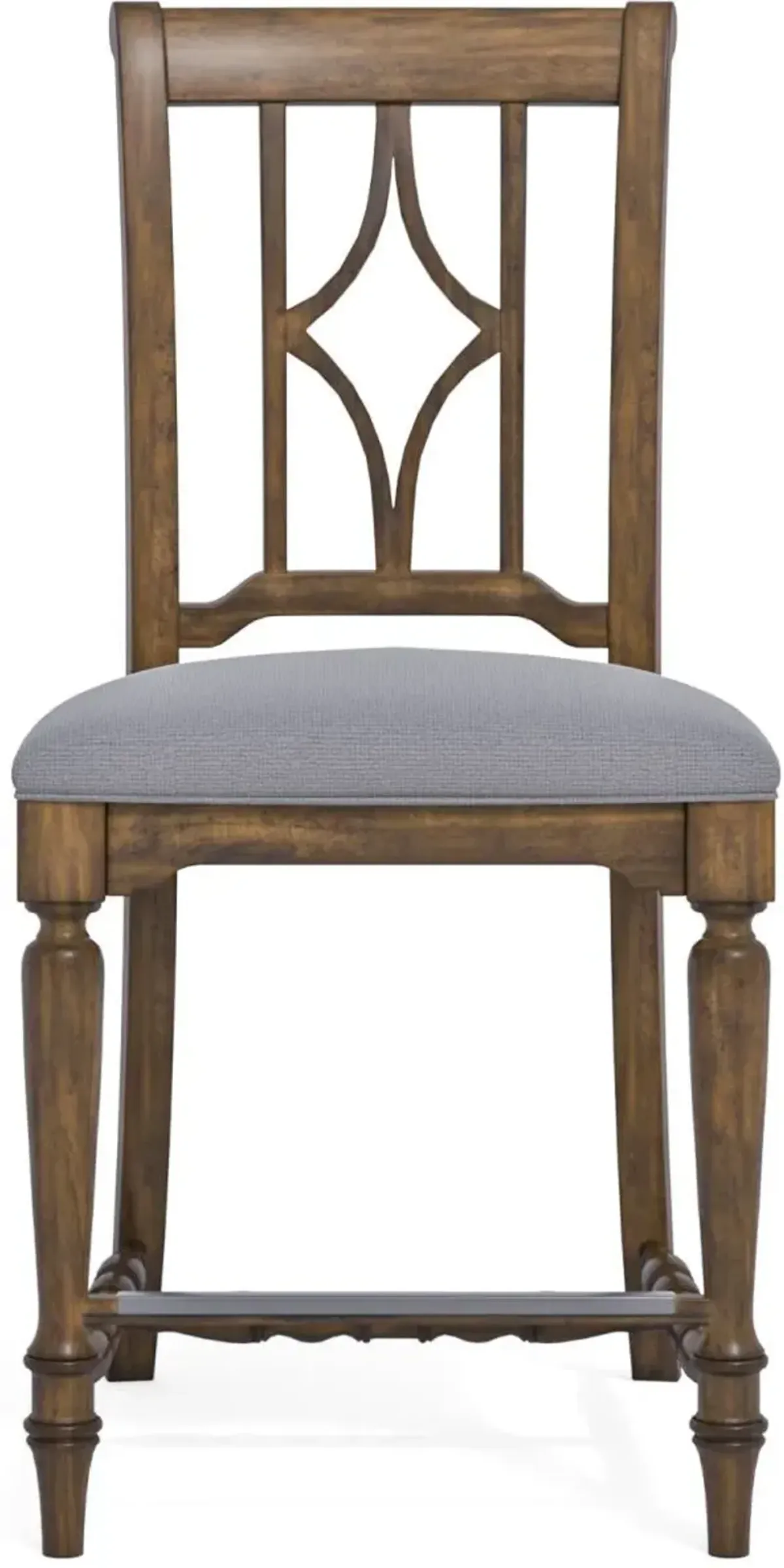Flexsteel® Plymouth® Distressed Medium Brown Counter Chair