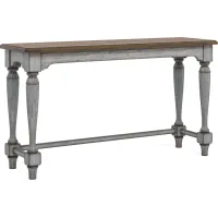 Flexsteel® Plymouth® Distressed Graywash Sofa Table