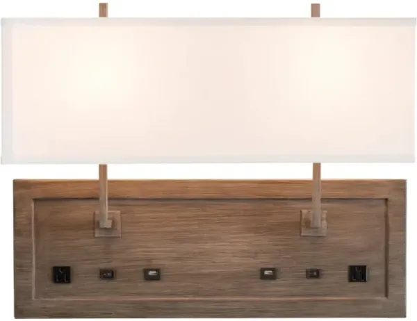 Crestview Collection Elements Brown/White Table Lamp