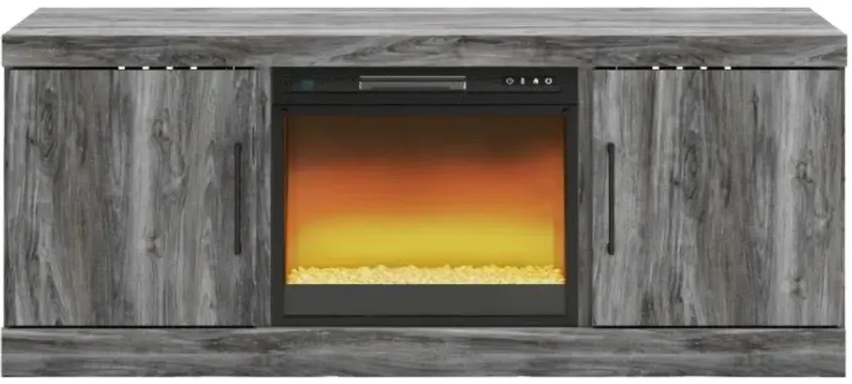 Signature Design by Ashley® Baystorm Gray 64" TV Stand with Electric Fireplace