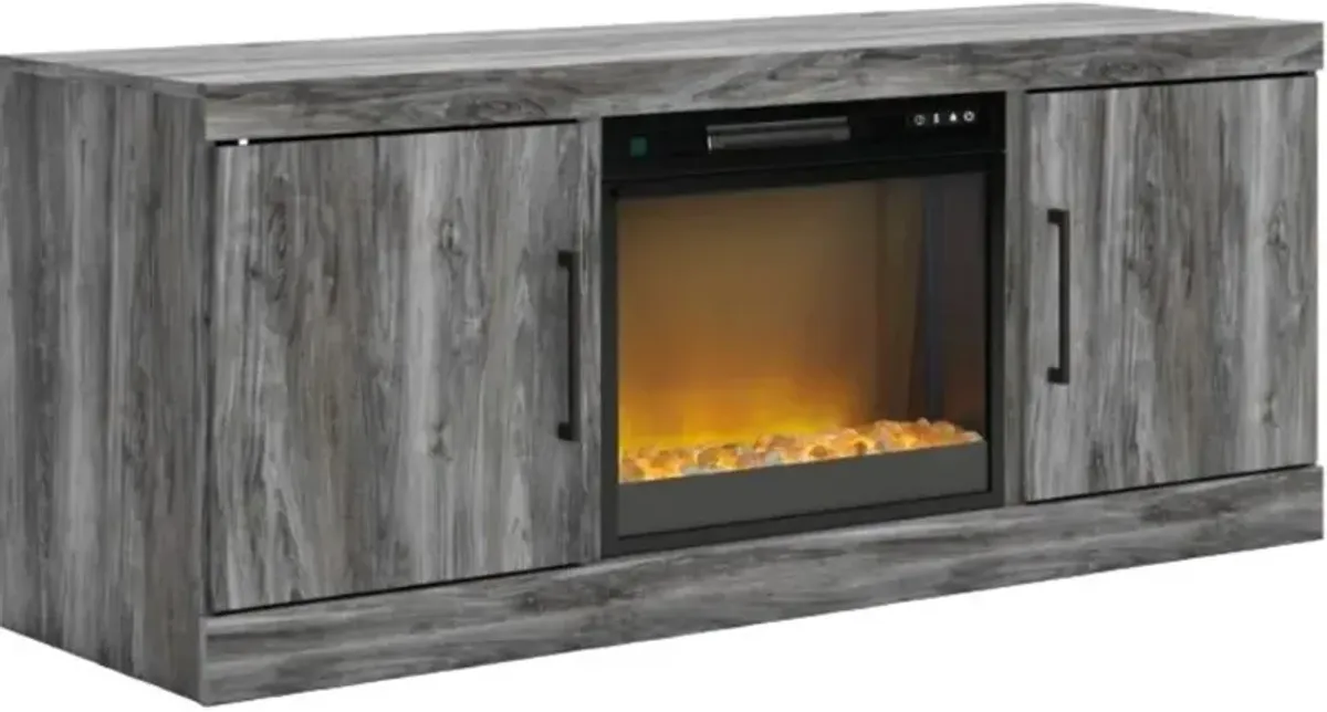 Signature Design by Ashley® Baystorm Gray 64" TV Stand with Electric Fireplace