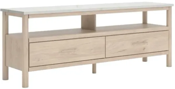 Signature Design by Ashley® Cadmori Beige/White 71" TV Stand