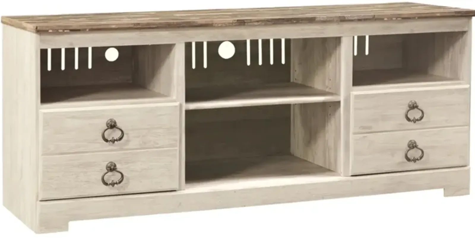 Signature Design by Ashley® Willowton Whitewash TV Stand