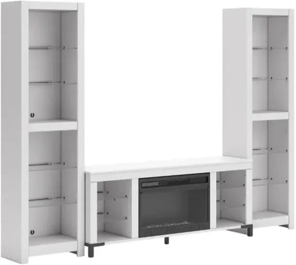 Signature Design by Ashley® Brollevi 3-Piece White Entertainment Center