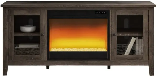 Signature Design by Ashley® Arlenbry Gray TV Stand with Electric Fireplace