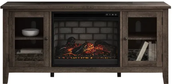 Signature Design by Ashley® Arlenbry Gray 60" TV Stand with Electric Fireplace