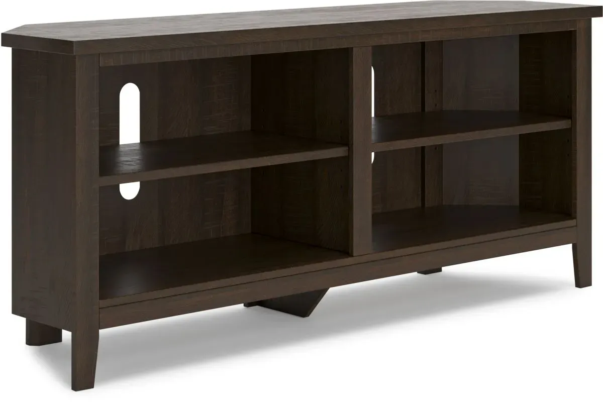 Signature Design by Ashley® Camiburg Warm Brown Corner TV Stand