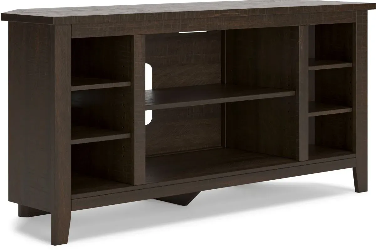 Signature Design by Ashley® Camiburg Warm Brown Corner TV Stand