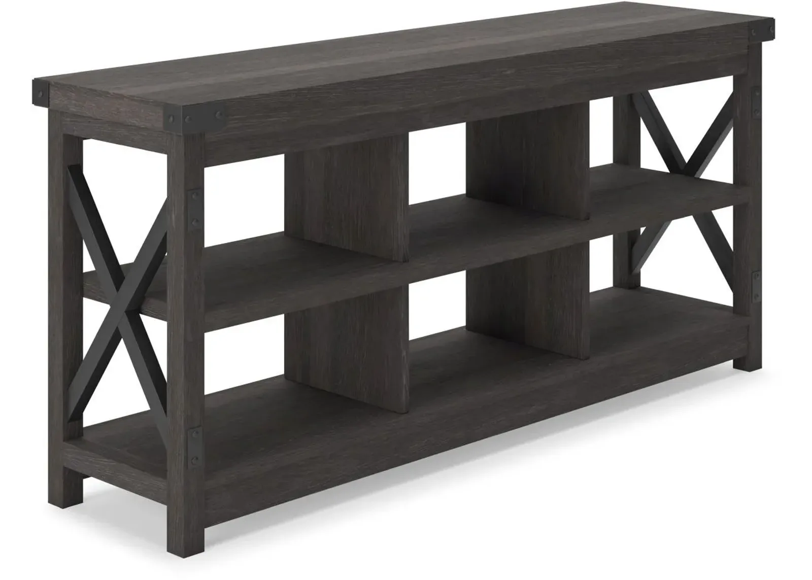 Signature Design by Ashley® Freedan Grayish Brown Large TV Stand