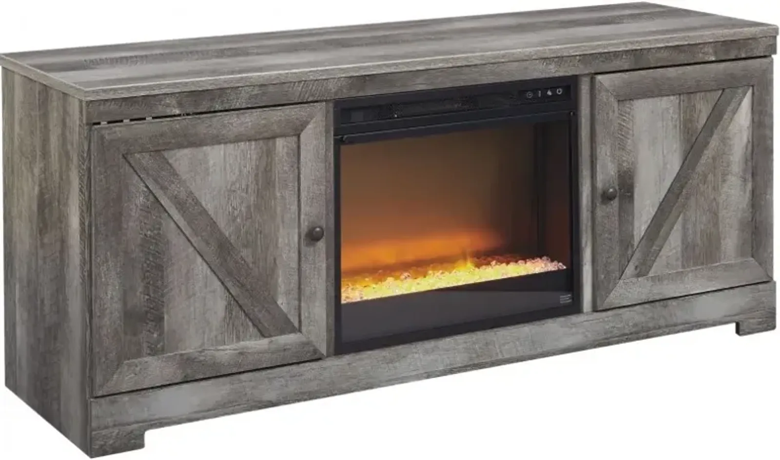 Signature Design by Ashley® Wynnlow Gray 63" TV Stand with Fireplace