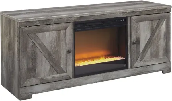 Signature Design by Ashley® Wynnlow Gray 63" TV Stand with Electric Fireplace