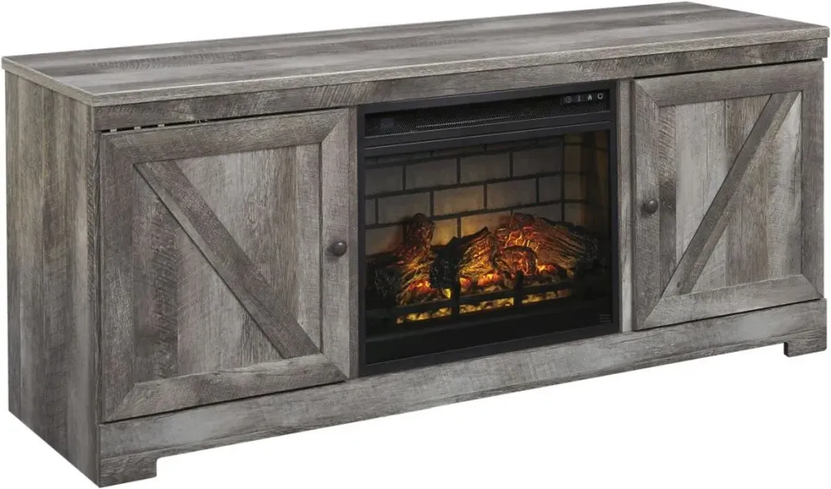 Signature Design by Ashley® Wynnlow Gray 63" TV Stand with Electric Fireplace